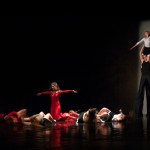 White, black and red